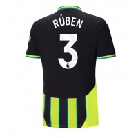 Echipament fotbal Manchester City Ruben Dias #3 Tricou Deplasare 2024-25 maneca scurta